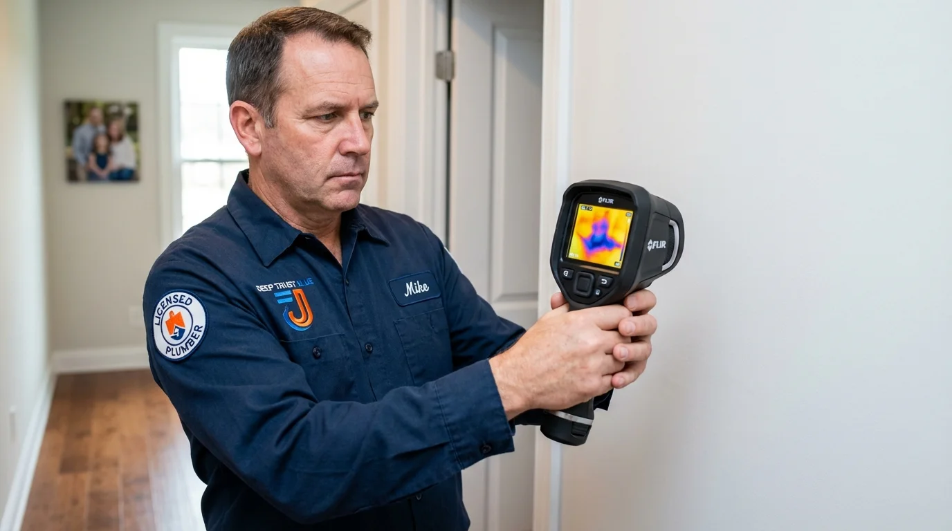 Thermal imaging leak detection by Johns Plumbing LLC in Obion
